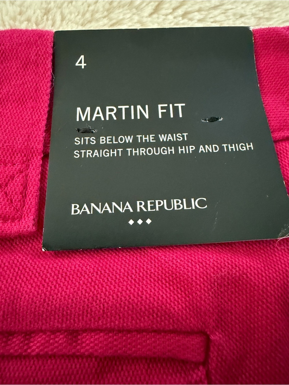 Banana Republic Raspberry Red Cuffed Bermuda Shorts - Picture 9 of 11